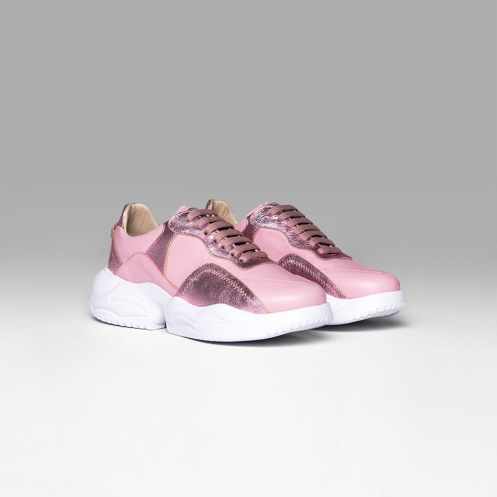 Sneakers Gem Flow Pink Metalized