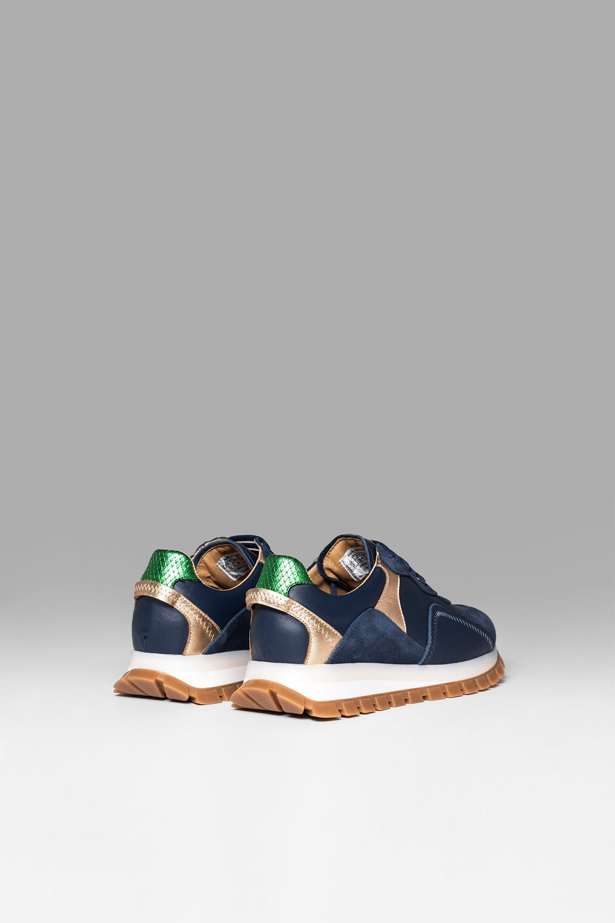Sneakers Sprint Flow Blue Platine Green Metalized