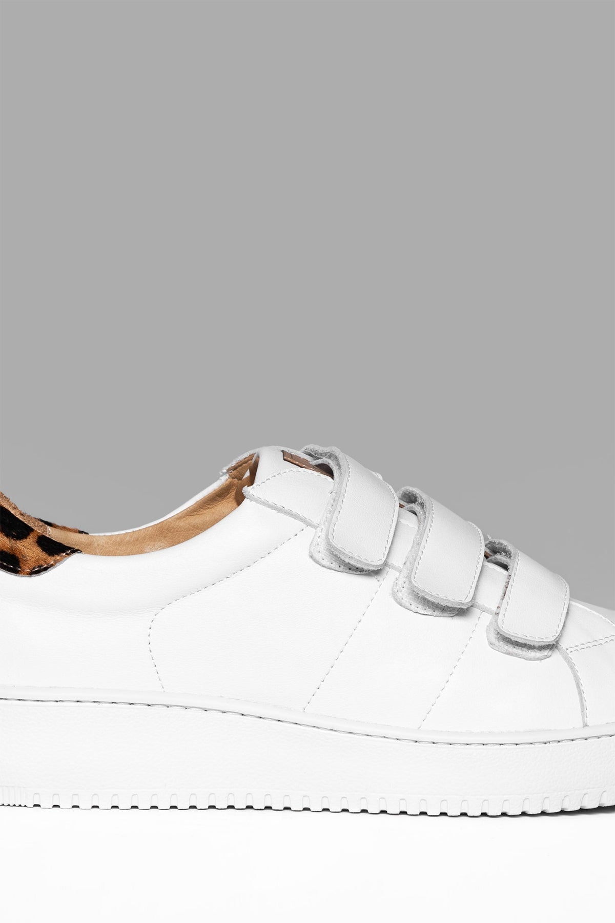Sneakers Cloud Rap White Animal Print