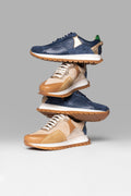 Sneakers Sprint Flow Blue Platine Green Metalized