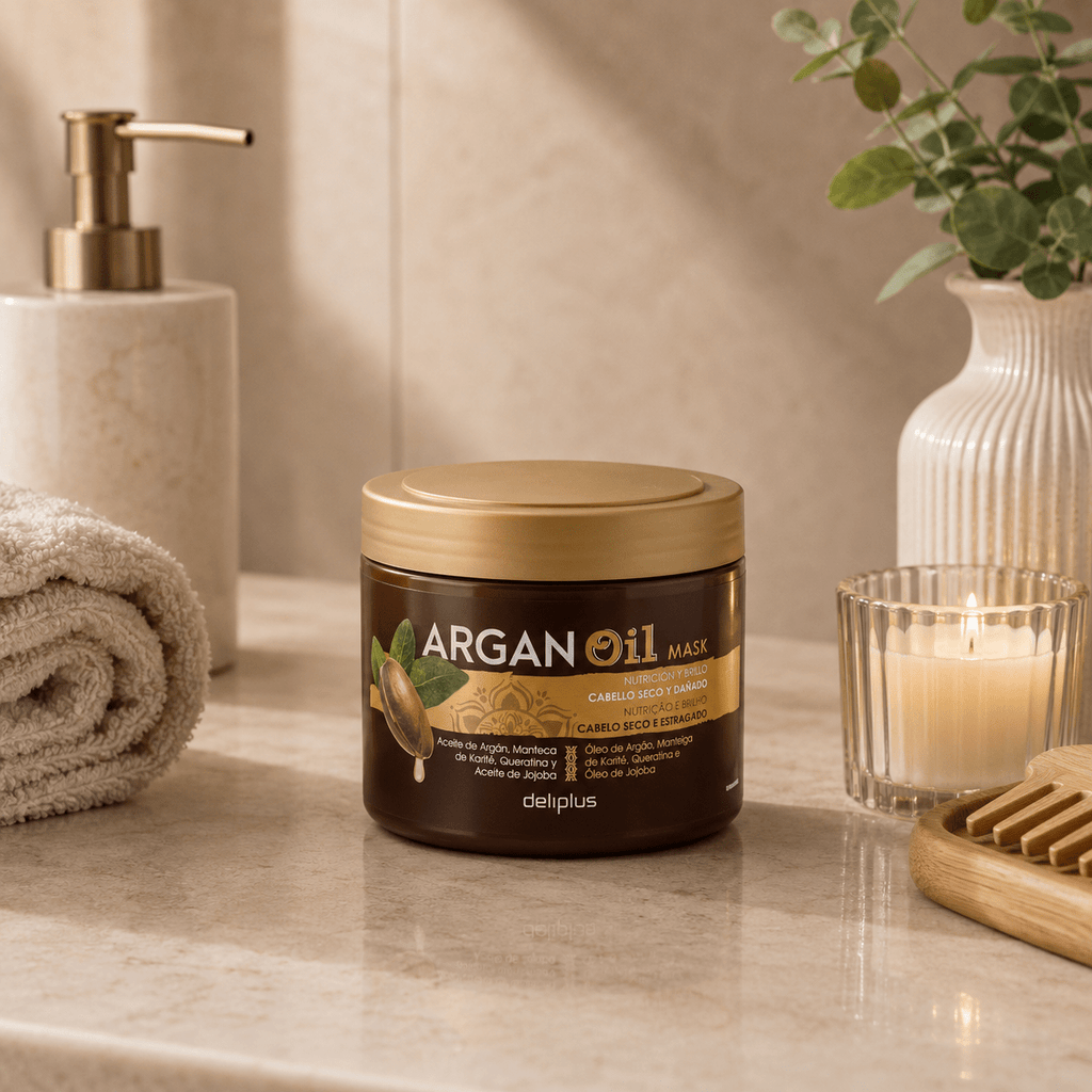 Deliplus – Masque Capillaire Nourrissant à l’Huile d’Argan