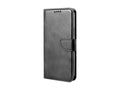 Capa flip em couro para telemóvel com 3 ranhuras para cartões, KX5600, função suporte e proteção contra quedas, compatível com iPhone 13 Pro Max, Preto