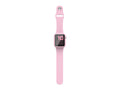 Pulseira de silicone para relógio Techancy, KC2115, pulseira com protetor de ecrã, compatível com Apple Watch 45 mm, rosa