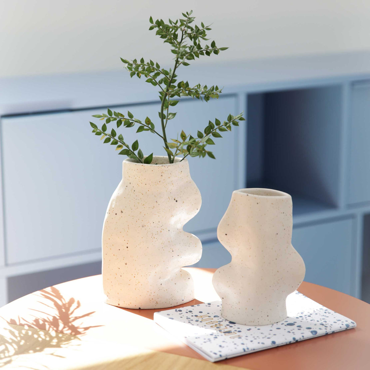Fluxo Ceramic Vase -  Large White